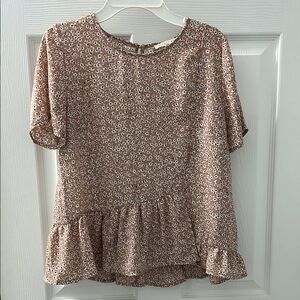 EUC Copper Key blouse
